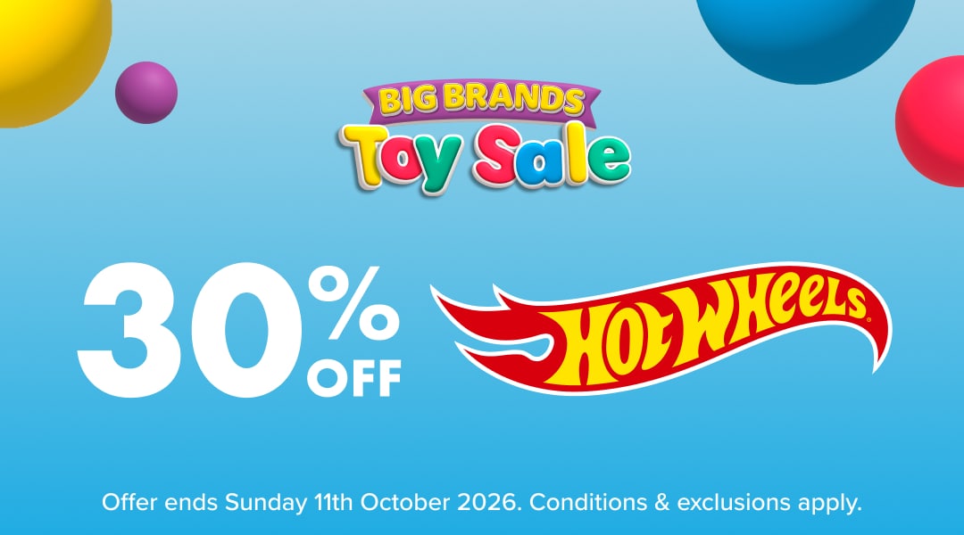 30% OFF Hot Wheels