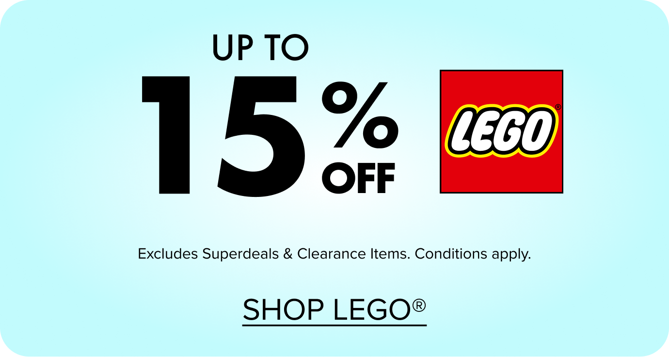Up to 15% off LEGO