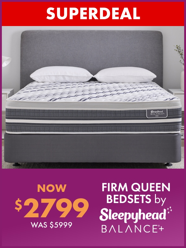 NOW $2799 Firm Queen Bedsets by Sleepyhead Balance