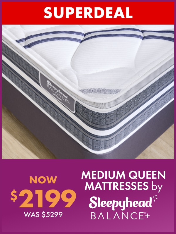NOW $2199 Medium Queen Mattresses by Sleepyhead Balance