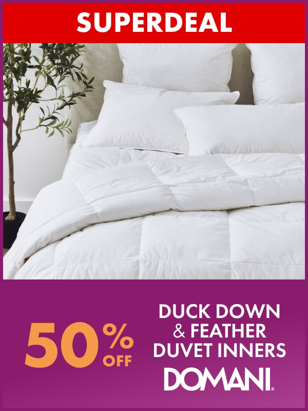 50% OFF Duck Down & Feather Duvet Inners