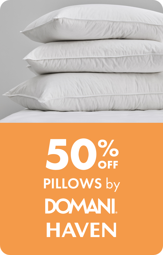 50% OFF Pillows by Domani & Haven