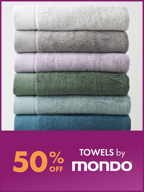 50% OFF Towels by Mondo