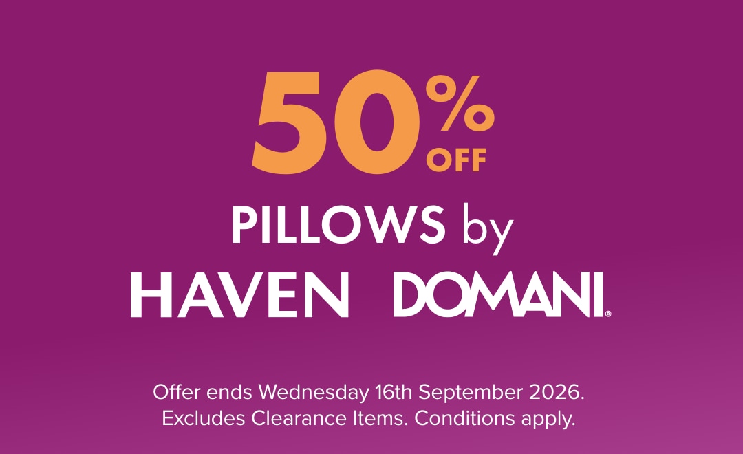 50% OFF Pillows by Domani & Haven