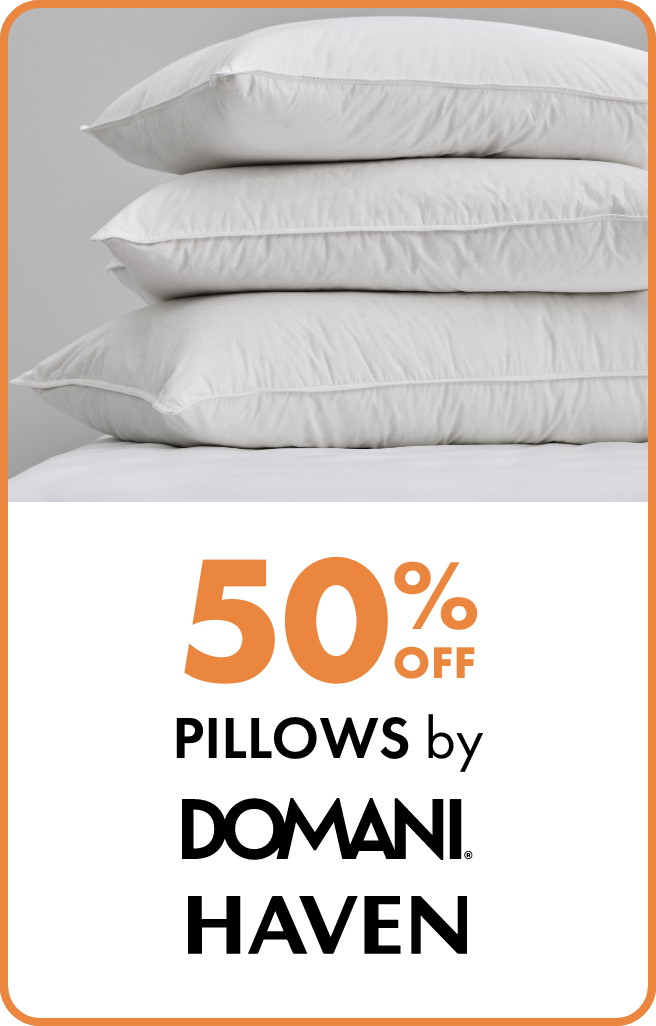 50% OFF Pillows by Domani & Haven