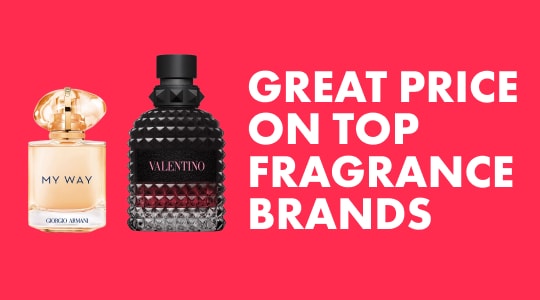 great price on top fragrance brands