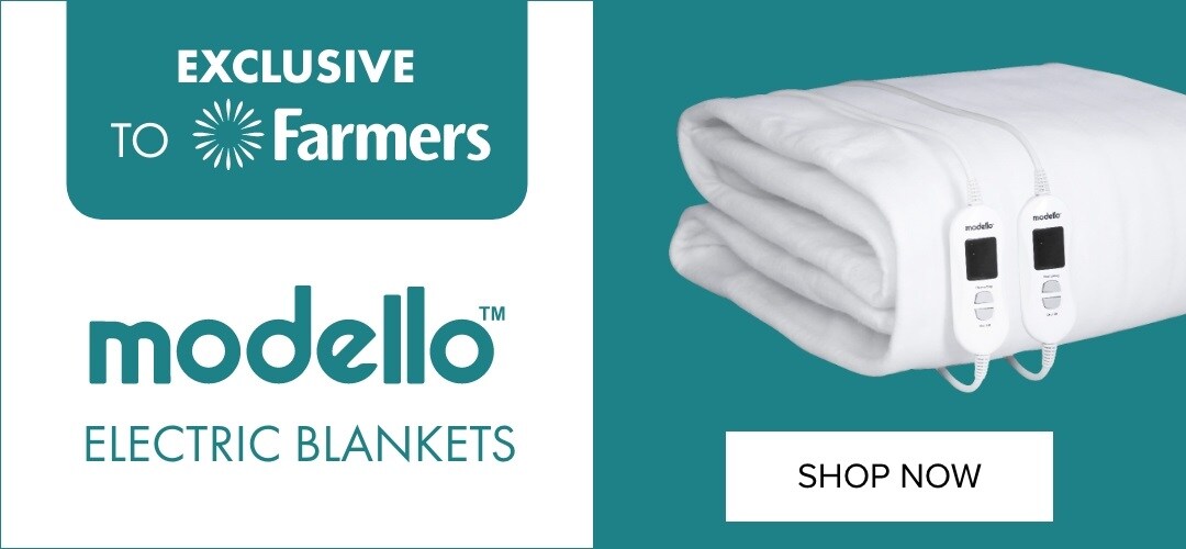 Modello Electric Blankets - Modello Electric Blankets provide the ideal combination of safety, warmth and comfort. Our fitted electric blankets are machine washable and feature digital controllers with 3 heat settings and Auto Timer