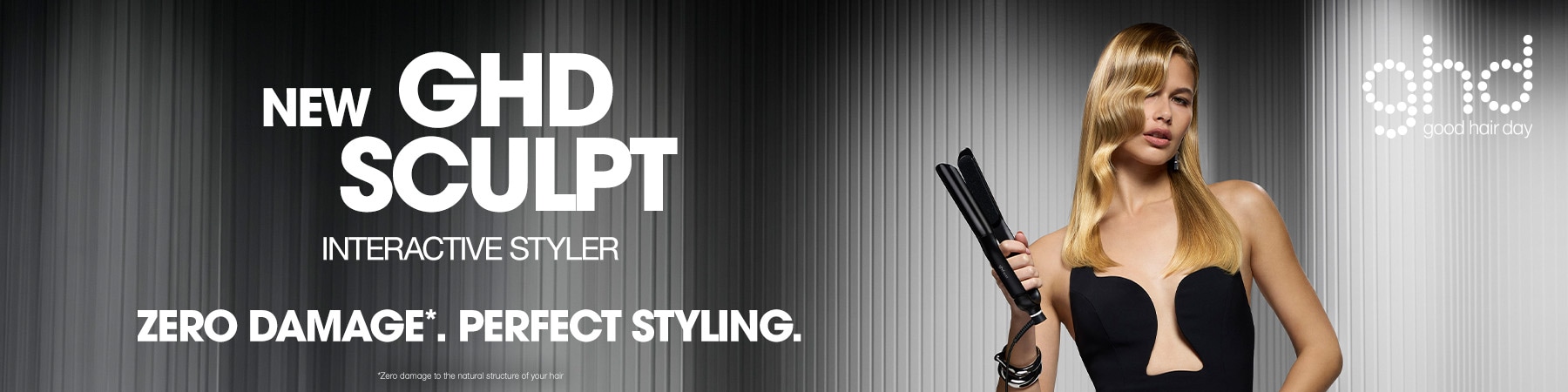 NEW GHD SCULPT Interactive Styler - Zero Damage. Perfect Styling.