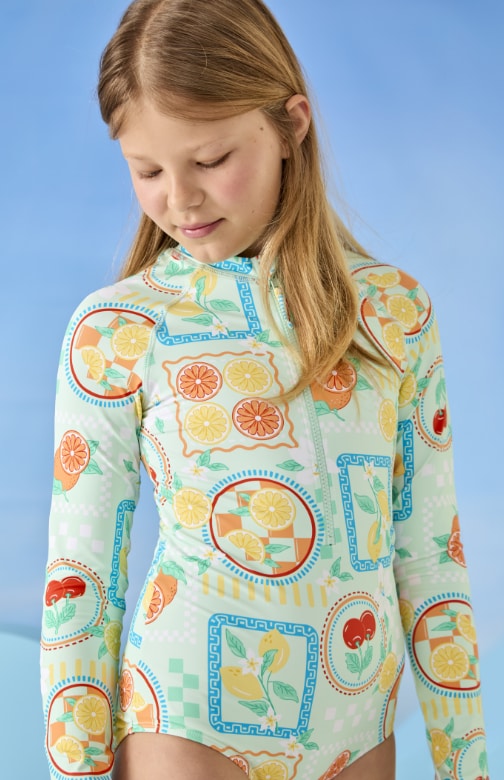 Big girls' swimwear