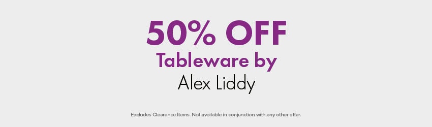 50% OFF Tableware by Alex Liddy