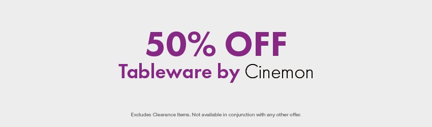 50% OFF Tableware by Cinemon