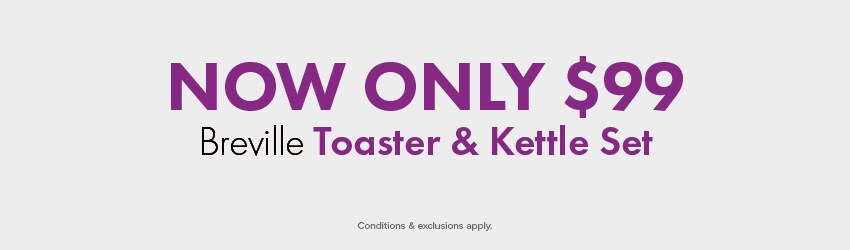 NOW ONLY $99 Breville Toaster & Kettle Set