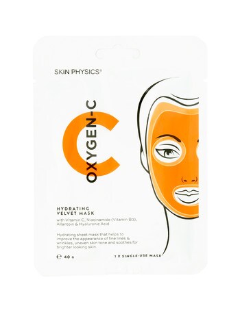 Skin Physics OXYGEN C, Ultra Hydrating Velvet Mask, 1-Pack product photo