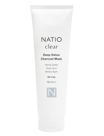 Natio Clear Deep Detox Charcoal Mask, 100g product photo