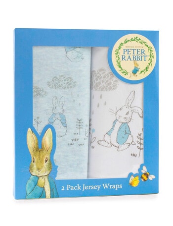 Peter Rabbit Peter Rabbit Cloud Jersey Wraps, Blue, 2-Pack product photo