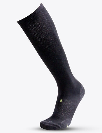 NZ Sock Co. Merino Compression Sock, Black product photo