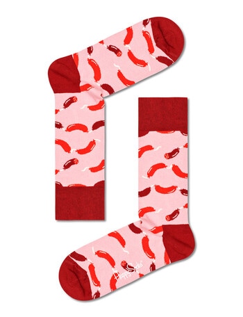 Happy Socks Sausage Sock, Pink product photo