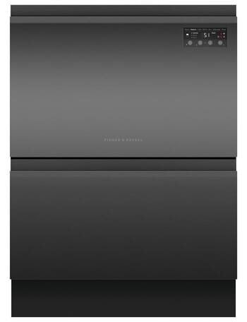 Fisher & Paykel Built-under Double DishDrawer, Black, DD60D2NB9 product photo