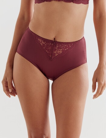 Caprice Lily Full Brief, Tawny Port, 12-22 product photo