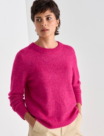 Jigsaw Cosy Sweater,Raspberry Marle product photo