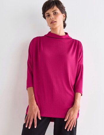 Jigsaw Siena Dressy Top, Raspberry product photo