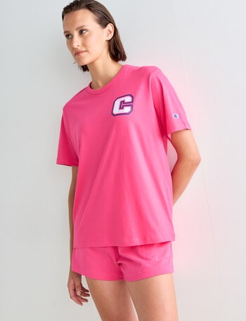 Champion Graphic Tee, Pink product photo