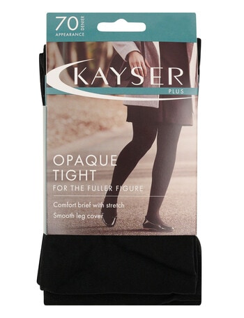 Kayser Plus Opaque Tights, 70D, Black product photo