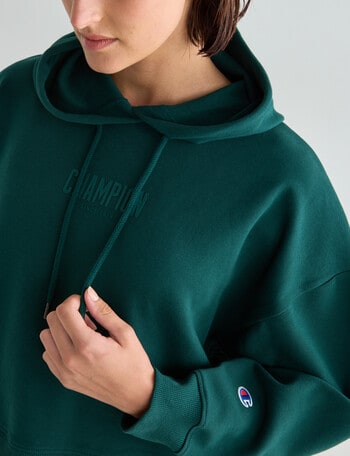 Champion Rochester Base Hoodie, Cotton Forest Gem product photo