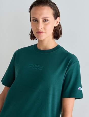 Champion Rochester Base Oversized T-Shirt, Cotton Forest Gem product photo