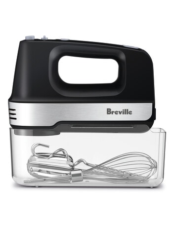Breville Mix & Store Turbo Hand Mixer, LHM200MTB, Black product photo